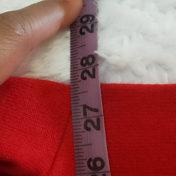 Joe Fresh| NWT Red Turtleneck Sweater Cotton Blend - Picture 8 of 16
